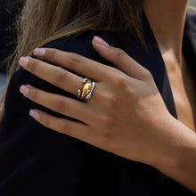 Cargar imagen en el visor de la galería, ANILLO TRIPLE - DOBLE TONO
