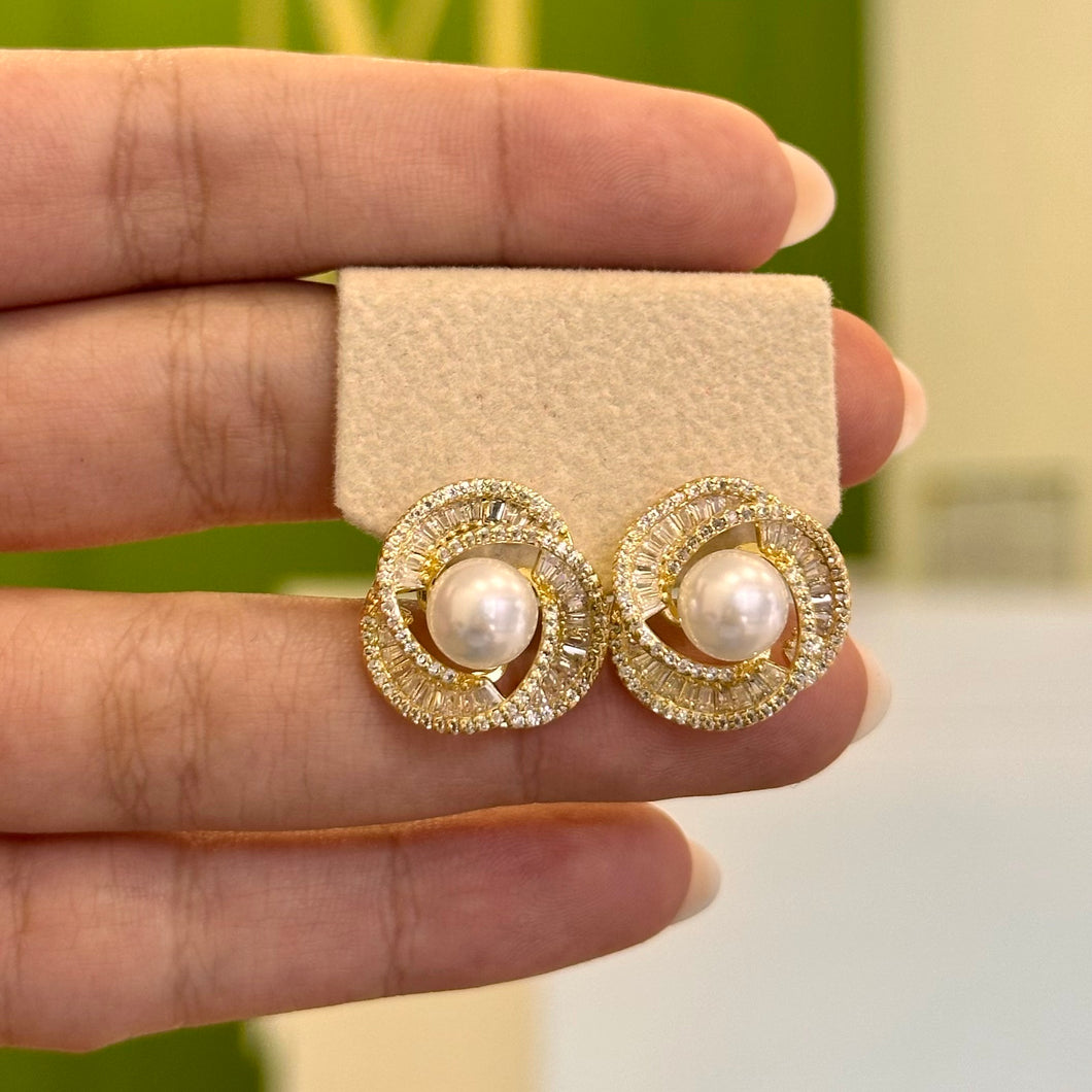 STUDS PERLAS ZIRCONES