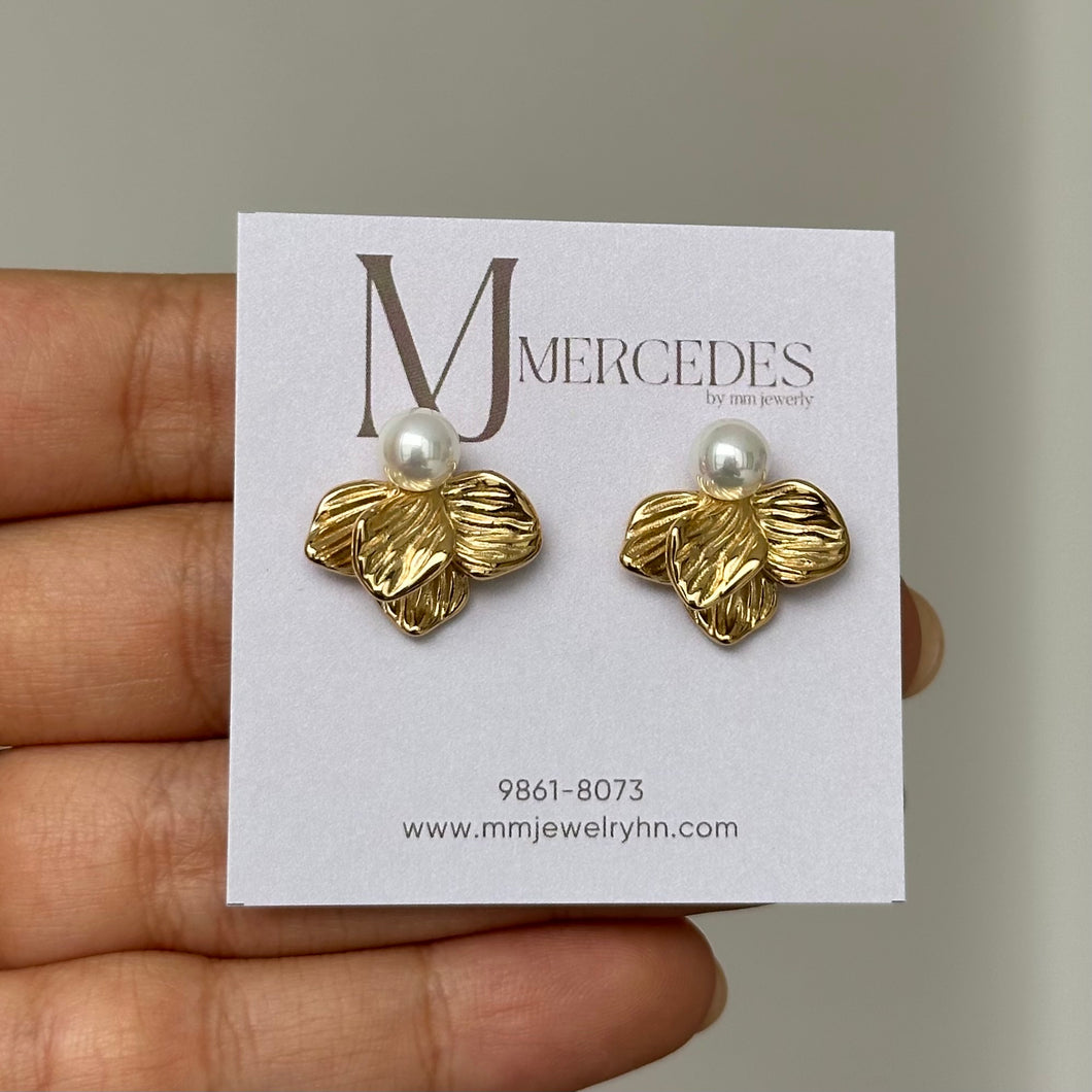 STUDS HOJITAS PERLAS
