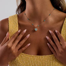 Cargar imagen en el visor de la galería, CADENA CORAZÓN AZUL
