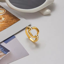 Cargar imagen en el visor de la galería, ANILLO ZIRCONES
