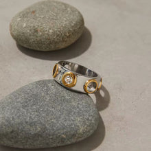 Cargar imagen en el visor de la galería, ANILLO DOBLE TONO
