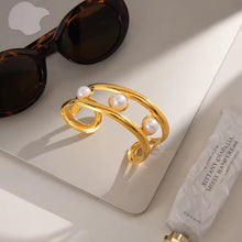 Cargar imagen en el visor de la galería, PULSERA PERLAS ARO
