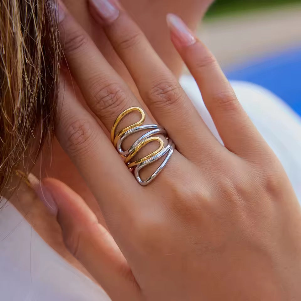 ANILLO DOBLE TONO