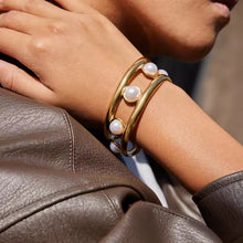 Cargar imagen en el visor de la galería, PULSERA PERLAS ARO
