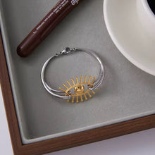Cargar imagen en el visor de la galería, PULSERA EVIL EYE DOBLE TONO
